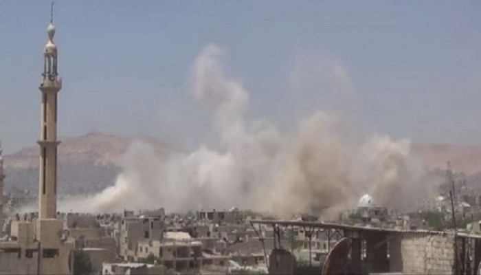 قصف عنيف جدا على الغوطة الشرقية خلف مجزرة غالبيتهم من النساء