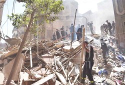 استخراج الجثة السادسة من ضحايا انهيار عقار المنصورة