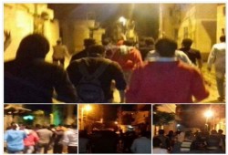 مسيرتين ليليتين لشباب كفرالدوار رفضاً لحكم العسكر