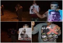 سلسلة بشرية لأولتراس حرية بالدلنجات رفضاً لحكم العسكر