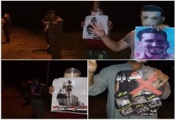سلسلة بشرية لأولتراس حرية بالدلنجات رفضاً لحكم العسكر