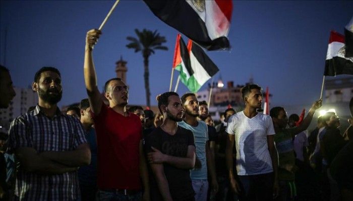 بمشاركة "حماس".. وقفة تضامنية في قطاع غزة تضامنا مع "مصر"
