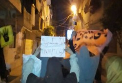 مسيرة ليلية مناهضة للانقلاب لحرائر رمل الإسكندرية