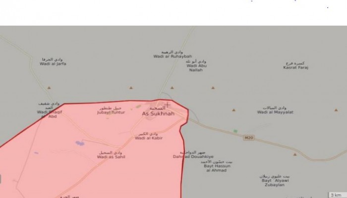 قوات الأسد تسيطر على مدينة السخنة بريف حمص الشرقي