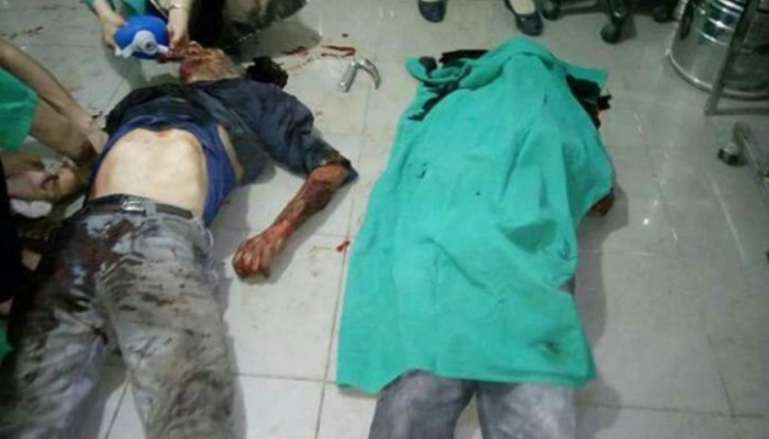 سوريا : شهداء وجرحى في قصف على مدينة كفربطنا بالغوطة الشرقية