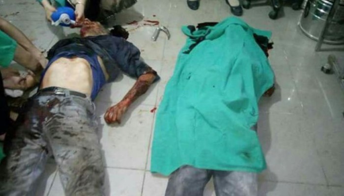 سوريا : شهداء وجرحى في قصف على مدينة كفربطنا بالغوطة الشرقية