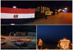 سلسلة بشرية لأهالي الدلنجات تنديداً باختطاف "محمد سويدان"