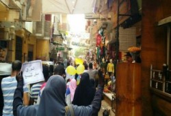 أحرار صفط اللبن يطالبون بالقصاص للشهداء