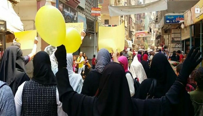 مظاهرات متنوعة بالجيزة تستنكر جرائم العسكر