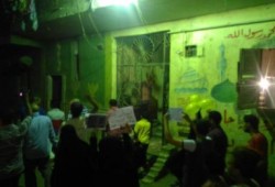 مسيرة لثوار إمبابة بالجيزة في ذكري فض رابعة