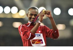 معتز برشم يمنح قطر الذهبية الأولى في بطولة العالم لألعاب القوى بلندن