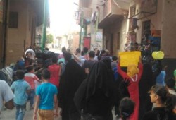 مظاهرات لأحرار أوسيم للمطالبة بالقصاص لشهداء رابعة والنهضة