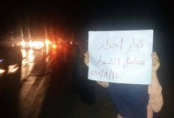 النوبارية تصطف على الطريق الصحراوي إحياءاً لذكرى "الفض"