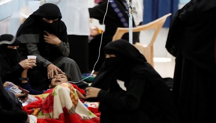 الصحة العالمية: نحو ألفي حالة وفاة وأكثر من نصف مليون إصابة بالكوليرا في اليمن