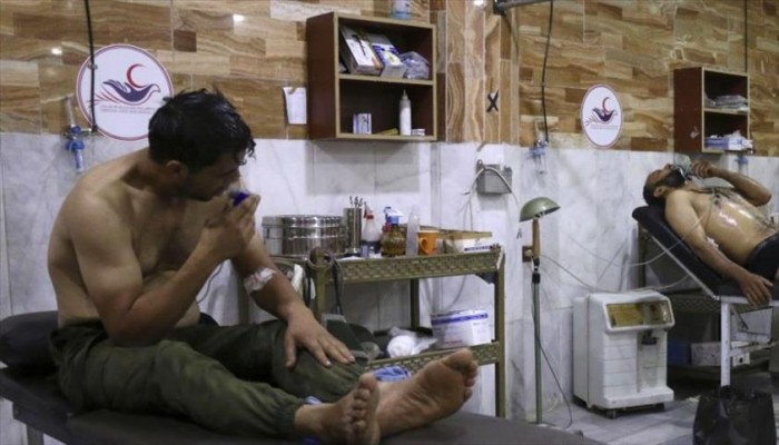 هجوم للنظام السوري بغاز سام في دمشق