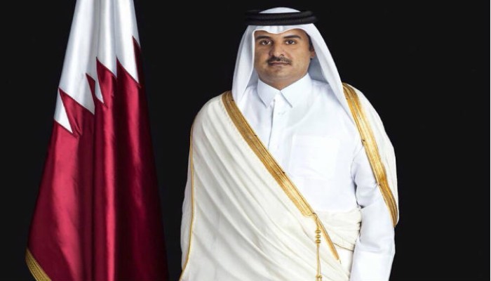 أمير قطر يبعث رسالة خطية إلى الأمين العام للأمم المتحدة