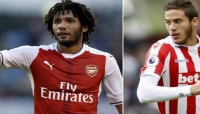 رمضان والننى فى قائمة البدلاء فى مباراة أرسنال وستوك