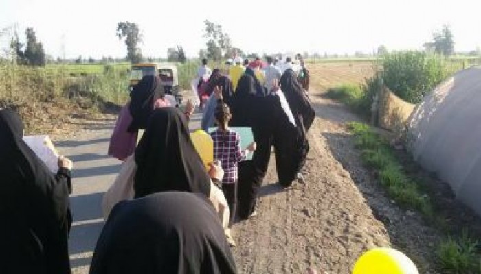 أهالي نبروه يهنئون بالليالي العشر.. ويطالبون برحيل عميل الصهاينه