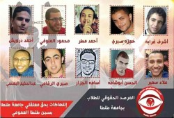 انتهاكات جسيمة بحق 10 طلاب بجامعة طنطا داخل سجن طنطا العمومي