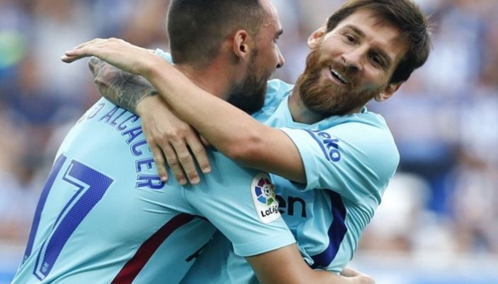 ميسي يقود برشلونة للفوز على ألافيس بهدفين نظيفين (فيديو)