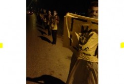 سلسلة بشرية ثانية لأهالي الدلنجات رفضاً لانقلاب العسكر