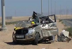 مصرع نائب رئيس محكمة سوهاج وأسرته في حادث مروع بطريق الجيش