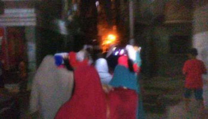 مسيرة ليلية لأهالي كفرالدوار تطوف شوارع المدينة