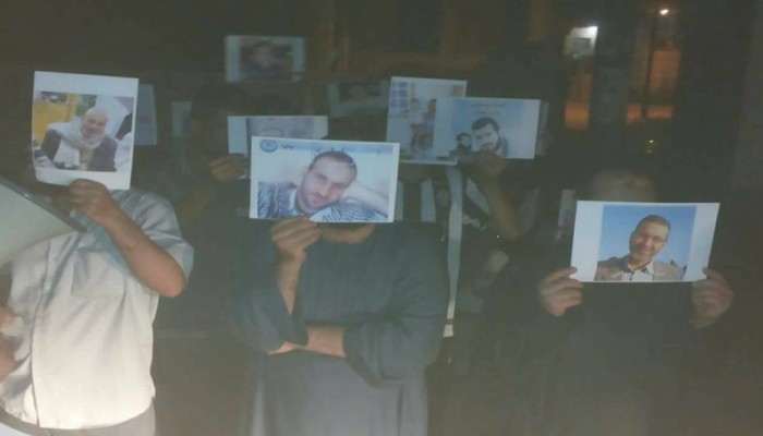 مسيرة ليلية ببلطيم لأهالي المعتقلين بسجون الانقلاب