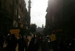 أهالي أمبابة يهنئون الرئيس محمد مرسي بعيد الأضحى المبارك