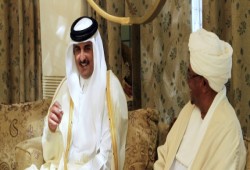 أمير قطر يتصل بالبشير في السعودية