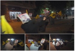 أهالي العدوة بالشرقية يحيون صمود الرئيس مرسي