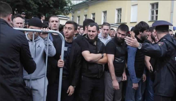 مظاهرة مليونية في الشيشان ضد المجازر بحق الروهينيغيا