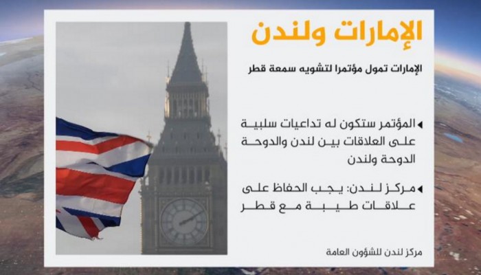 مؤتمر إماراتي بلندن لتشويه سمعة قطر