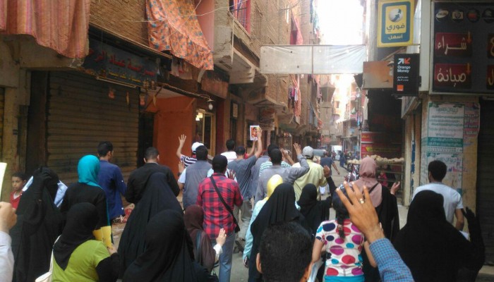 ثوار الجيزة ينتفضون من صفط اللبن ويطالبون برحيل السيسي