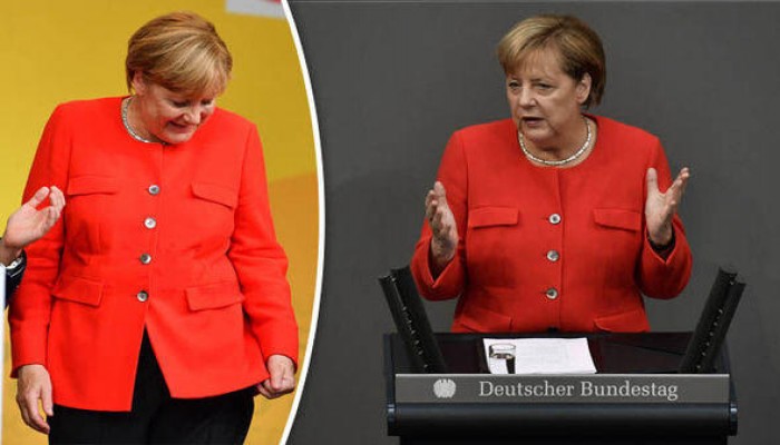 ميركل تُرشق بالطماطم للمرة الثانية قبيل الانتخابات الألمانية