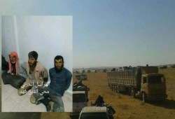 قوات الأسد تعتقل مدنيين حاولوا الخروج من منطقة عقيربات وتصورهم على أنهم من عناصر تنظيم الدولة