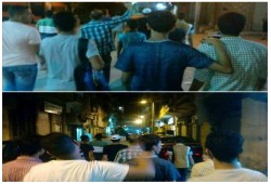 مسيرة ليلية لأهالي كفر الدوار رفضاً لانقلاب العسكر