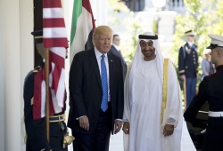 ترامب يهاتف بن زايد بشأن الأزمة الخليجية