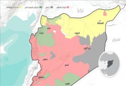 "داعش" و "ب ي د" يسيطران على 37 في المئة من مساحة سوريا
