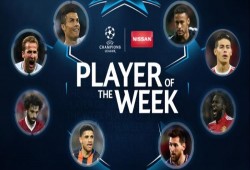 يويفا يضع صلاح بجانب ميسي ورونالدو في قائمة الأفضل بجولة دوري الأبطال