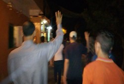 أحرار حوش عيسى فى مسيرة ليلية ضد حكم العسكر