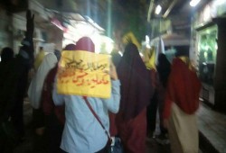 مسيرة لحركة "نساء ضد الانقلاب" بالإسكندرية