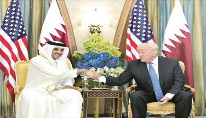قمة قطرية أمريكية في نيويورك لبحث الأزمة الخليجية