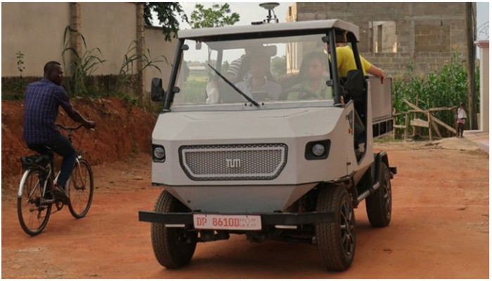 ACar سيارة كهربائية للطرق الريفية في أفريقيا