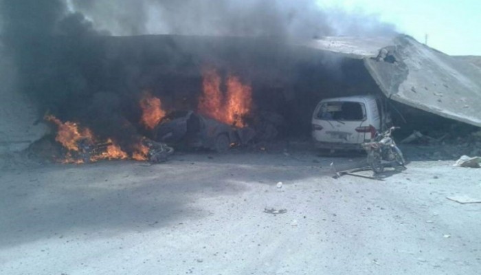 غارات عنيفة تستهدف ريف إدلب تركزت على المشافي ومراكز الدفاع المدني