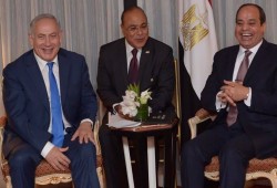 مغردون يعلقون على "ضحكة" السيسي خلال لقاءه نتنياهو
