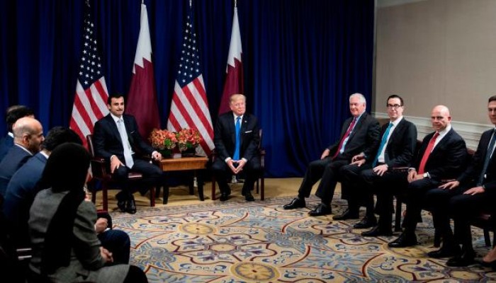 ترامب لأمير قطر: حل أزمة الخليج سيكون قريبا