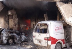 الضامن الروسي يستهدف المدنيين ومرافق صحية ودفاع مدني ومقرات الجيش السوري الحر فما هي رسالته ..!؟