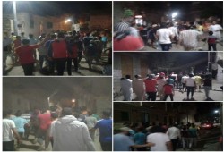 ثوار حوش عيسى يرفعون شعار "لن تسقط جرائمكم" فى مسيرة ليلية