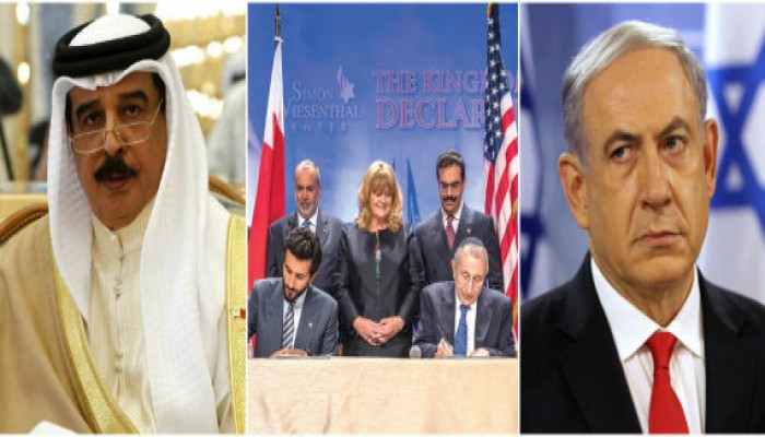 خبايا اللقاء بين ملك البحرين وحاخامات صهاينة